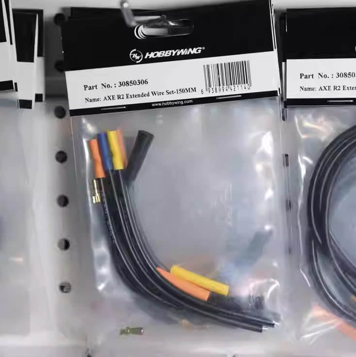 Hobbywing XeRun AXE Plus R3 135A ESC & Brushless Motor for 1/10 RC Crawler – FOC System Waterproof 150mm Sensor Wire Extension - RC Crawler Parts | FUNYAT