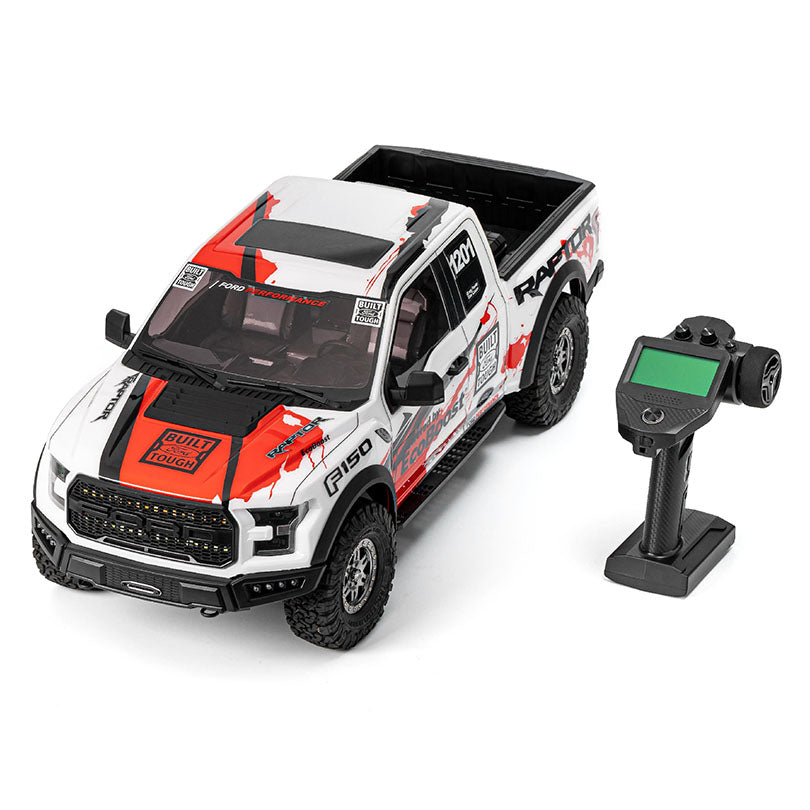 TRACTION HOBBY KM F150 FORD RAPTOR RC Car 1/8 RTR 2.4GHz Simulation Off-Road Climbing Crawler RC Car Toys