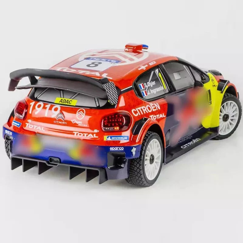 TRACTION HOBBY KM WRC Citroen C3 1/7 RC Car 4WD Drift Rally Racing Brushless 2.4GHz Off-road Model RTR