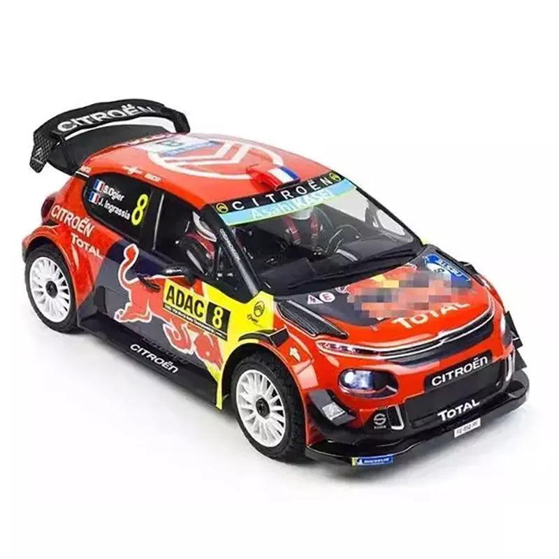 TRACTION HOBBY KM WRC Citroen C3 1/7 RC Car 4WD Drift Rally Racing Brushless 2.4GHz Off-road Model RTR