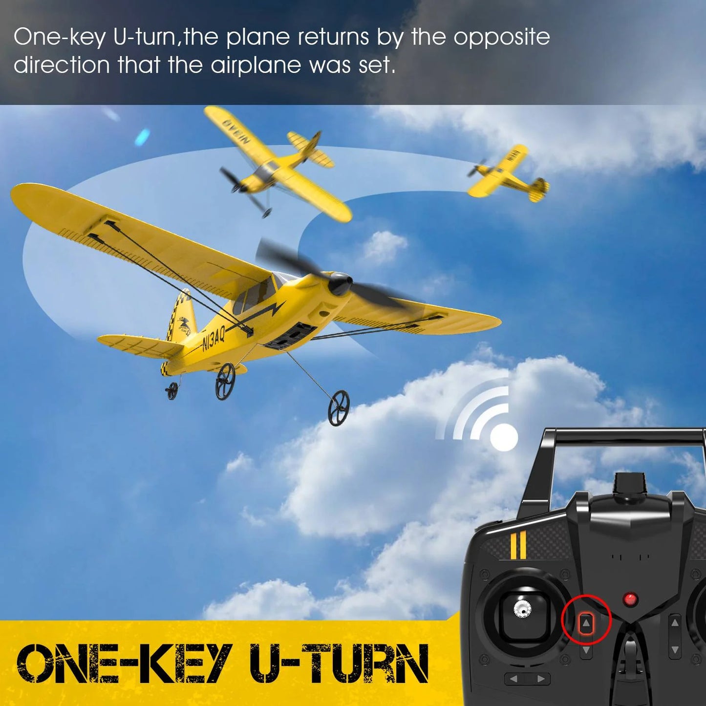 Volantex 761-14 UC3 S2 RC Plane 3CH Easy Control for Beginners Xpilot Stabilization System