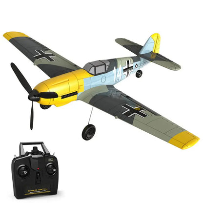 Volantex BF109 RC Plane 2.4GHz 4CH 400mm Wingspan 6-Axis One Key U-Turn Aerobatic Xpilot Stabilization System Plane Toy 3 Battery - rc airplane | FUNYAT