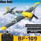 Volantex BF109 RC Plane 2.4GHz 4CH 400mm Wingspan 6-Axis One Key U-Turn Aerobatic Xpilot Stabilization System Plane Toy FUNYAT