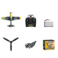 Volantex BF109 RC Plane 2.4GHz 4CH 400mm Wingspan 6-Axis One Key U-Turn Aerobatic Xpilot Stabilization System Plane Toy