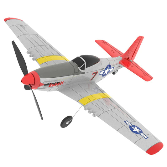 Volantex Mustang P-51D RC Plane 400mm Wingspan 2.4G 6-Axis Gyro Airplane One Key Return EPP for Beginner