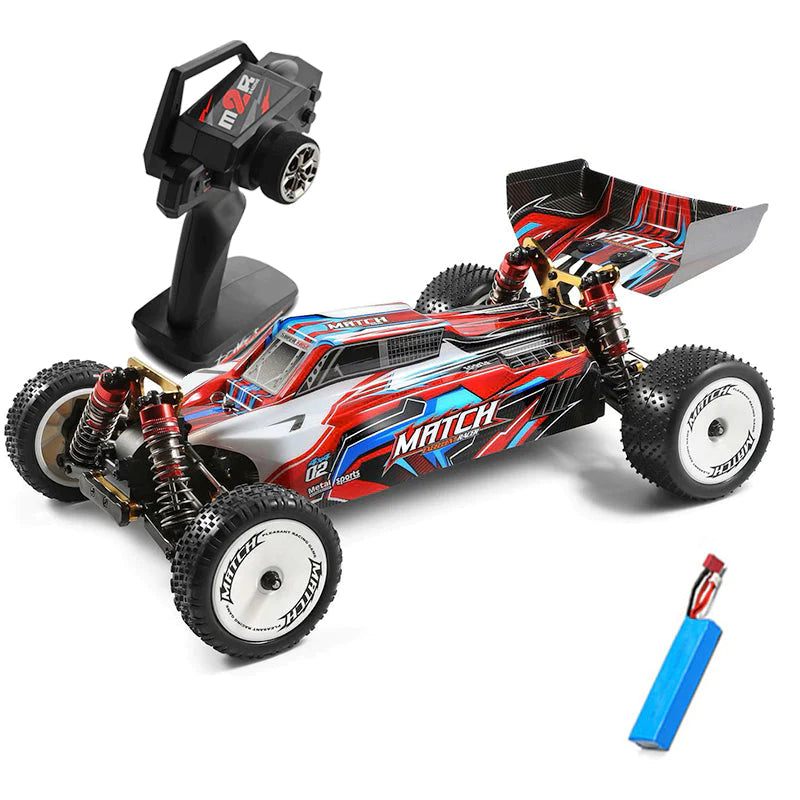 WLtoys 104001 RC Car 45KM/H 4WD Off-Road 2.4G 1:10 Metal Chassis Alloy RC Car Toys