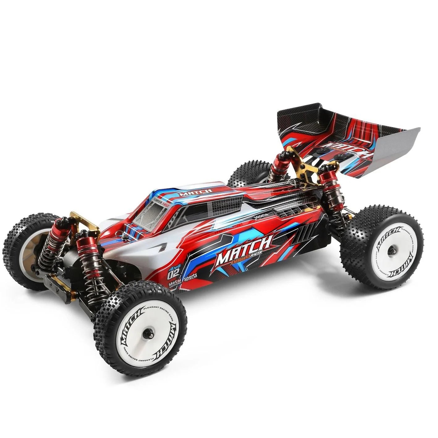 WLtoys 104001 RC Car 45KM/H 4WD Off-Road 2.4G 1:10 Metal Chassis Alloy RC Car Toys