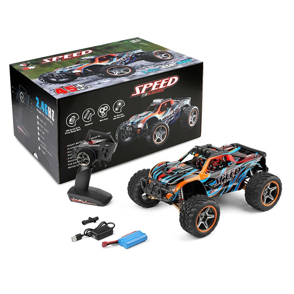 WLtoys 104009 High Speed 50KM/H 4WD RC Car Carbon Brush 2.4G Climbing Off-road Drift Vehicle RC Toys