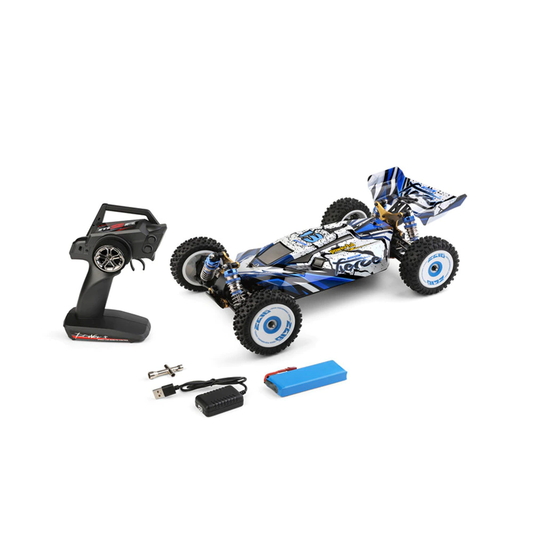 WLtoys 124017 RC Car High Speed 75KM/H Brushless Motor Upgraded RTR 2.4G 4WD Metal Chassis Off-road Drift Car