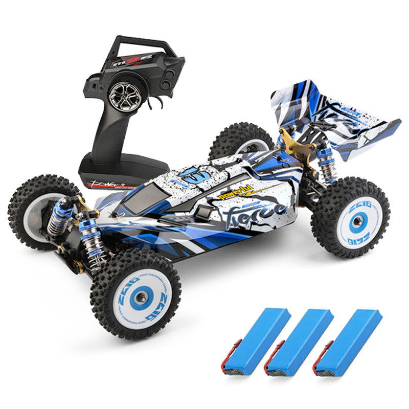 WLtoys 124017 RC Car High Speed 75KM/H Brushless Motor Upgraded RTR 2.4G 4WD Metal Chassis Off-road Drift Car