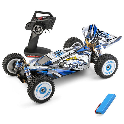 WLtoys 124017 RC Car High Speed 75KM/H Brushless Motor Upgraded RTR 2.4G 4WD Metal Chassis Off-road Drift Car