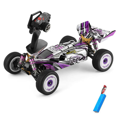Wltoys 124019 1/12 Scale 4WD Brushed RC Car 60km/h Metal Chassis Off-Road Climbing Drift RTR WL124019 1B - rc car,rc truck | FUNYAT