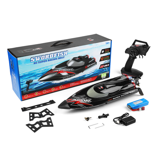 WLtoys WL916 RC Boat High Speed 60km/h Brushless SpeedBoat 2.4G With LED Light Water Cooling System