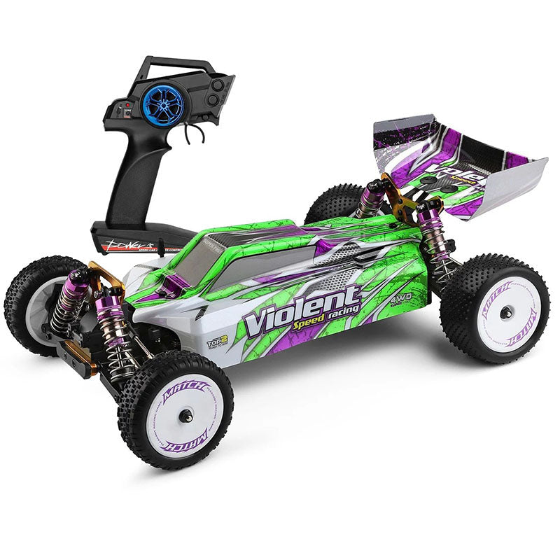 Wltoys 104002 RC Car Brushless Metal Chassis 4WD High Speed 60km/h Racing 2.4G Off-Road Drift Car