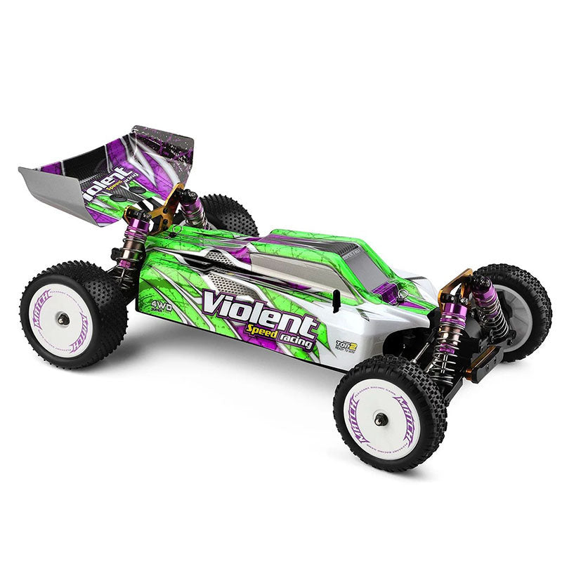 Wltoys 104002 RC Car Brushless Metal Chassis 4WD High Speed 60km/h Racing 2.4G Off-Road Drift Car