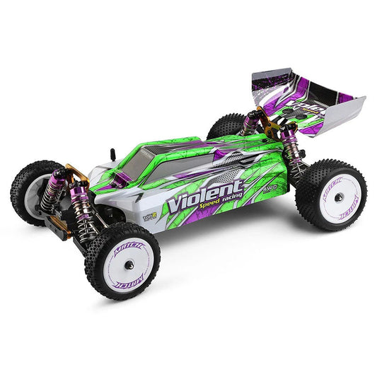 Wltoys 104002 RC Car Brushless Metal Chassis 4WD High Speed 60km/h Racing 2.4G Off-Road Drift Car