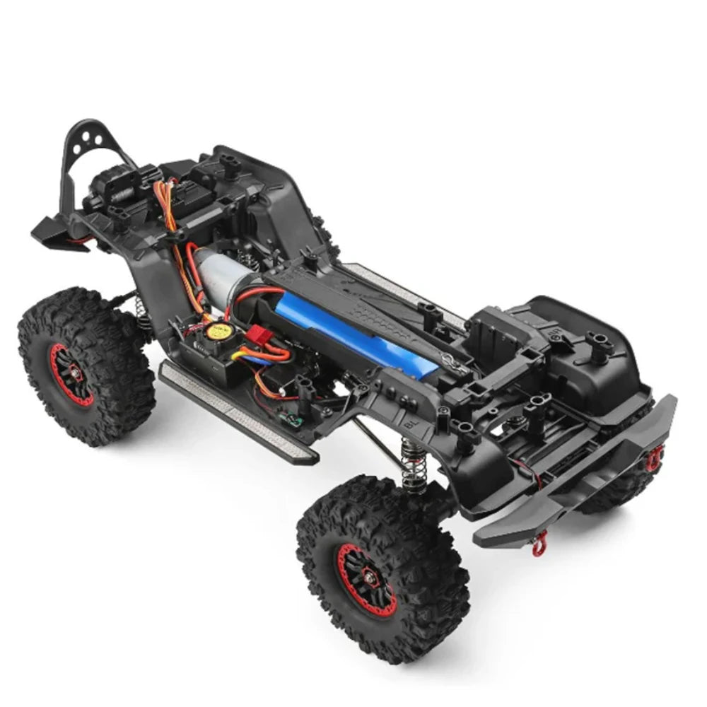 Wltoys 104010 4WD RC Car RTR 1/10 2.4G Rock Crawler Off-Road Climbing Truck Full Proportional LED Light Vehicles Models Toys