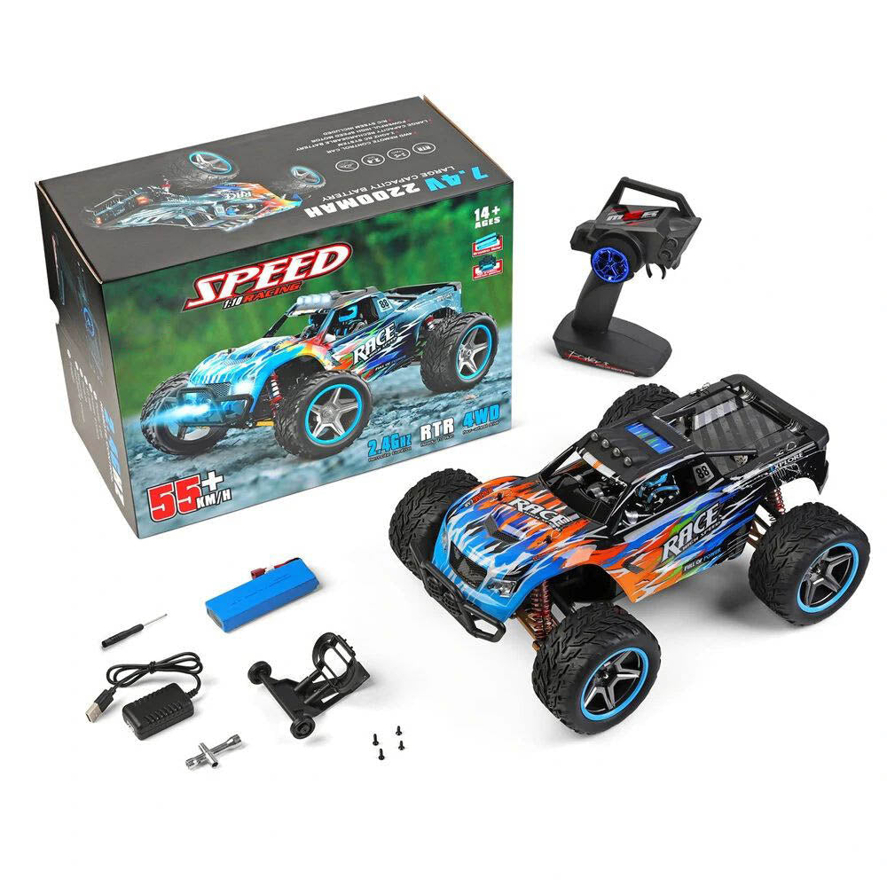 Wltoys 104019 RC Car Brushless High Speed 55KM/H 1/10 2.4G 4WD Climbing Off-road Drift Vehicle RC Toys