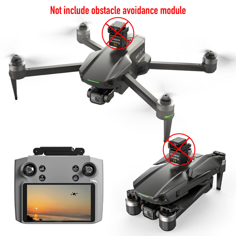 XMR/C M10 PLUS 3-axis Gimbal Brushless 4K Drone GPS 5G Obstacle Avoidance Quadcopter Optional Screen Remote Control