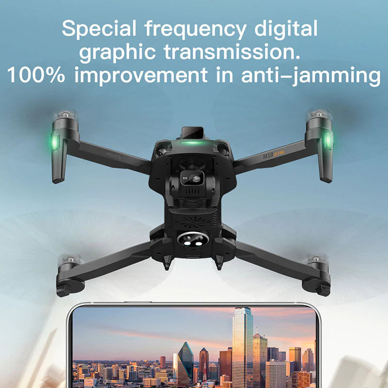 XMR/C M10 Ultra S+ 4K Drone 3-Axis EIS Gimbal 360° Obstacle Avoidance 5G WIFI GPS 4KM FPV Brushless Quadcopter