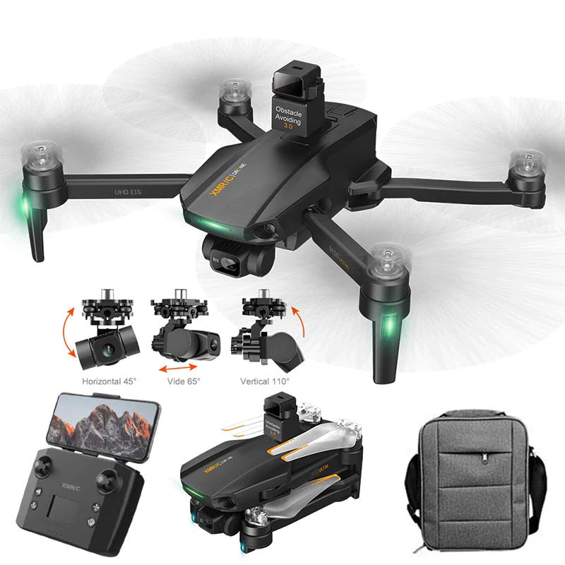 XMR/C M10 Ultra S+ 4K Drone 3-Axis EIS Gimbal 360° Obstacle Avoidance 5G WIFI GPS 4KM FPV Brushless Quadcopter FUNYAT