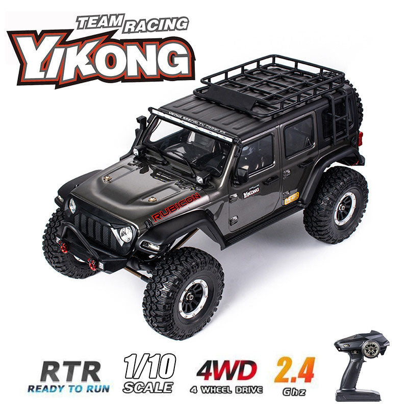 YIKONG YK4102 PRO 1/10 4WD RC Car 2.4GHz Off-road Rock Crawler with  High/low Differential Lock Original LED Lights