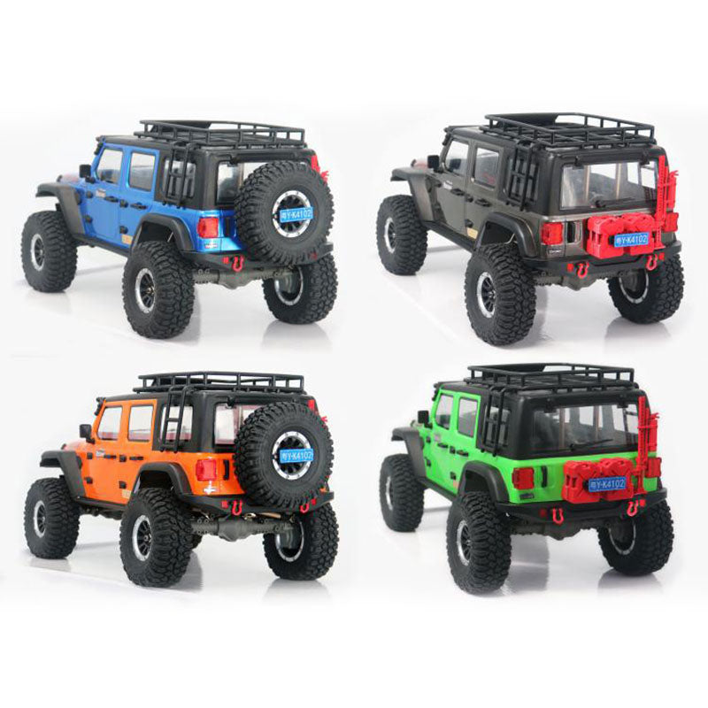 YIKONG YK4102 PRO 1/10 4WD RC Car 2.4GHz Off-road Rock Crawler with High/low Differential Lock Original LED Lights