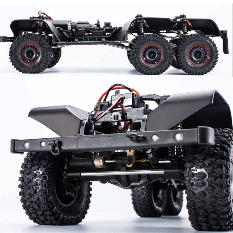 YIKONG YK6101 6WD 6x6 RC Car 1/10 Off-Road Rock Crawler Truck Large Truck Toys