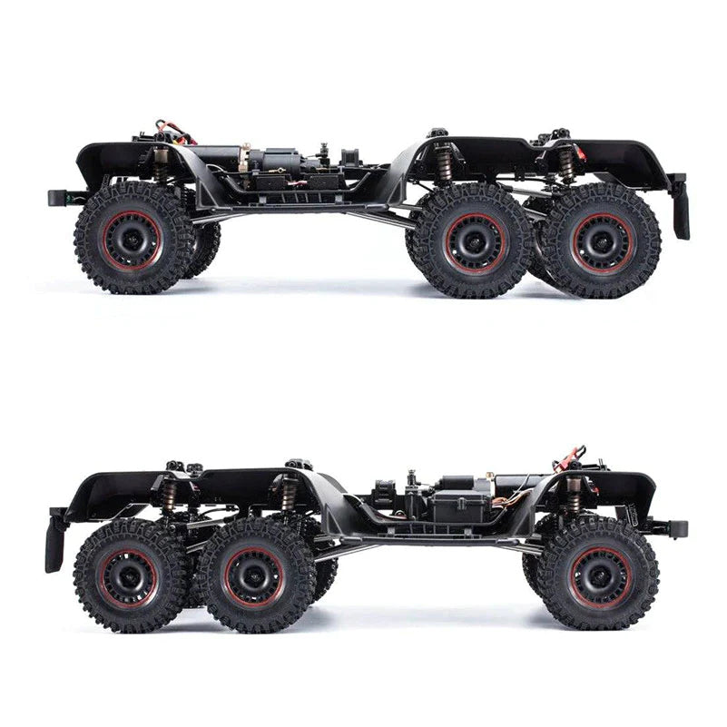 1/10 6x6 High-End Fully CNC Metal Rock Crawler Truck Chassis Locked Diff  Gear