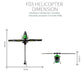 YXZNRC F03 RC Helicopter 2.4G RC Plane 4CH 6-Aixs Gyro Anti-collision Alttitude Hold Toy Plane