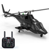 YXZNRC F02S Airwolf 1:12 Scale 2.4G 8CH GPS Positioning 6G/3D Flybarless Aerobatic Professional RC Helicopter - FUNYAT