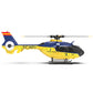 YXZNRC F06 EC135 2.4G 6CH RC Helicopter RTF Direct Drive Dual Brushless One Key 3D Roll Flybarless Helicopter Toy