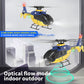 YXZNRC F06 EC135 2.4G 6CH RC Helicopter RTF Direct Drive Dual Brushless One Key 3D Roll Flybarless Helicopter Toy