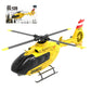 YXZNRC F06 RC Helicopter 1:36 Scale EC-135 2.4G 6-Channel Direct-Drive Brushless 3D Aerobatic Aircraft Model