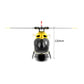 YXZNRC F06 RC Helicopter 1:36 Scale EC-135 2.4G 6-Channel Direct-Drive Brushless 3D Aerobatic Aircraft Model