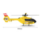 YXZNRC F06 RC Helicopter 1:36 Scale EC-135 2.4G 6-Channel Direct-Drive Brushless 3D Aerobatic Aircraft Model