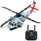 YUXIANG F09-H Naval Eagle 1:47 Scale 6CH GPS Optical Flow 5.8G FPV Dual Brushless Combat RC Helicopter RTF F09-H Without Camera 1 Battery - RC Helicopter | FUNYAT