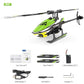 YXZNRC F120 RC Helicopter 2.4G 6CH 3D/6G Brushless Direct Drive Flybarless Compatible with FUTABA S-FHSS Green BNF - RC Helicopter | FUNYAT