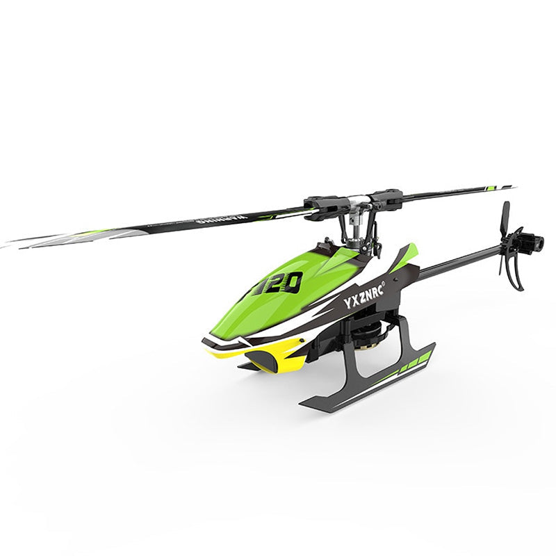 YXZNRC F120 RC Helicopter 2.4G 6CH 3D/6G Brushless Direct Drive Flybarless Compatible with FUTABA S-FHSS
