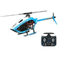 YXZNRC F280 RC Helicopter 6-Axis Gyro 3D6G Dual Brushless Direct Drive Motor Flybarless 2.4G 6CH Helicopter Blue - RC Helicopter | FUNYAT