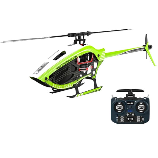 YXZNRC F280 RC Helicopter 6-Axis Gyro 3D6G Dual Brushless Direct Drive Motor Flybarless 2.4G 6CH Helicopter