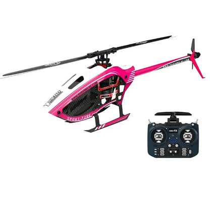YXZNRC F280 RC Helicopter 6-Axis Gyro 3D6G Dual Brushless Direct Drive Motor Flybarless 2.4G 6CH Helicopter Red - RC Helicopter | FUNYAT