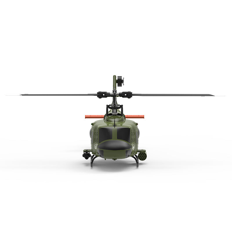 YXZNRC F07 UH1D Huey non-flanking Armed Helicopter 6-Axis Gyroscope and Optical Flow Localization 1:34 Flapless Helicopter