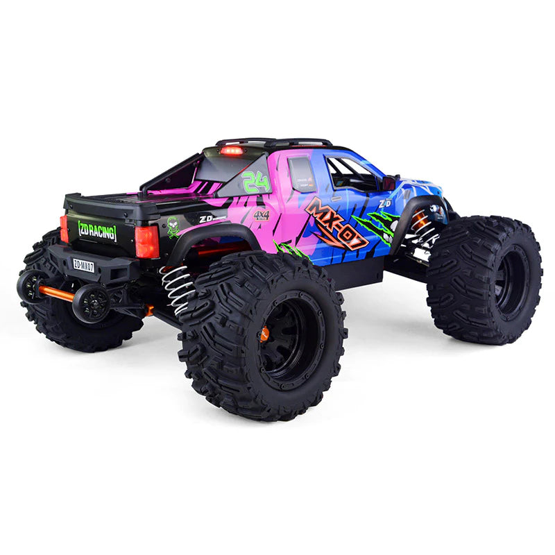 ZD Racing 1/7 MX-07 MX 07 4WD RC Car 8S Brushless Monster Truck Buggy Off-Road High-speed 80km/h RC Racing