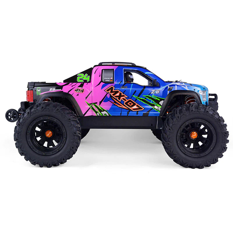 ZD Racing 1/7 MX-07 MX 07 4WD RC Car 8S Brushless Monster Truck Buggy Off-Road High-speed 80km/h RC Racing