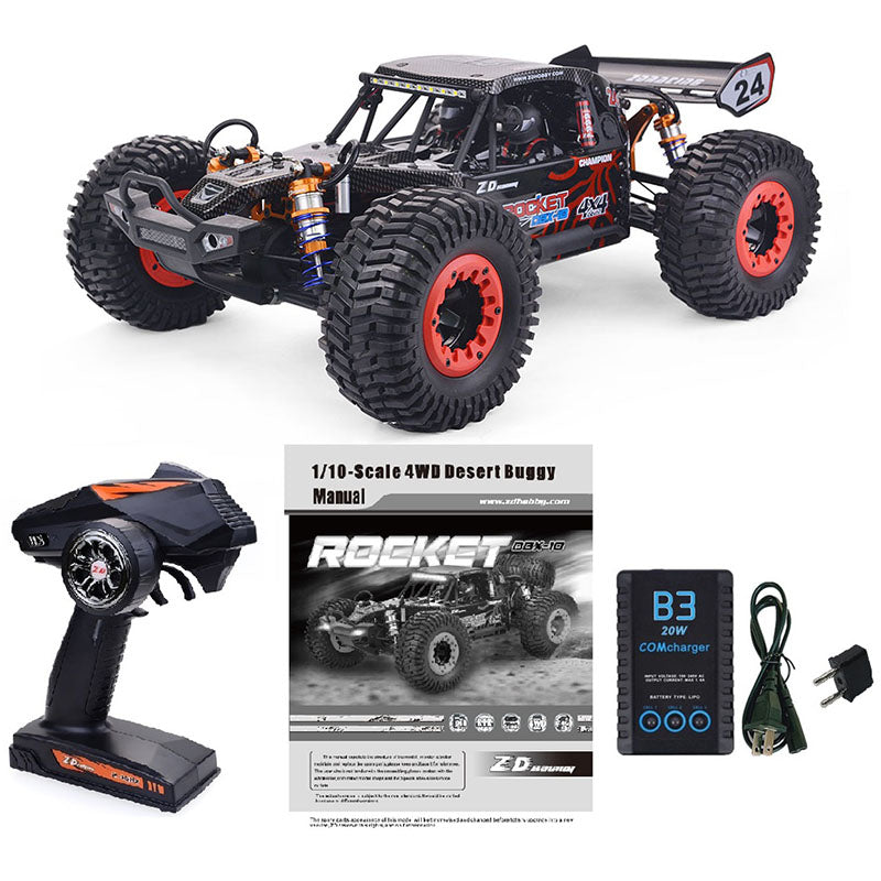 ZD Racing DBX 10 1/10 4WD 2.4G Desert Truck Brushless High Speed 80KM/h Off  Road RC Car