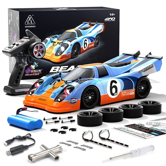 ZLL SG918 RC Car 4WD Brushless 70km/h High Speed 1∶16 Full Scale Drift Car FUNYAT