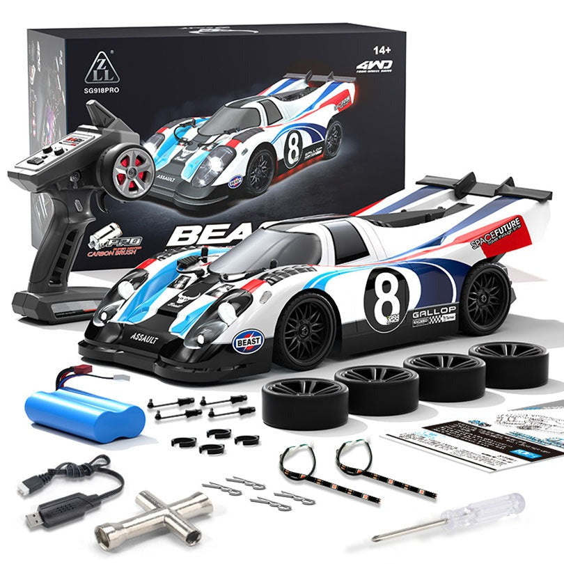 ZLL SG918 RC Car 4WD Brushless 70km/h High Speed 1∶16 Full Scale Drift Car FUNYAT