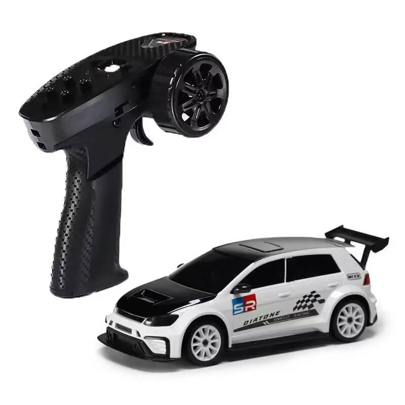 SNICLO MG051 1/43 Mini 4WD RC Drift Car with Fully Proportional Throttle & Steering, Up to 19 km/h, AX8 2.4GHz Controller, RTR & FPV Set Options White RTR Set - rc car,rc truck | FUNYAT