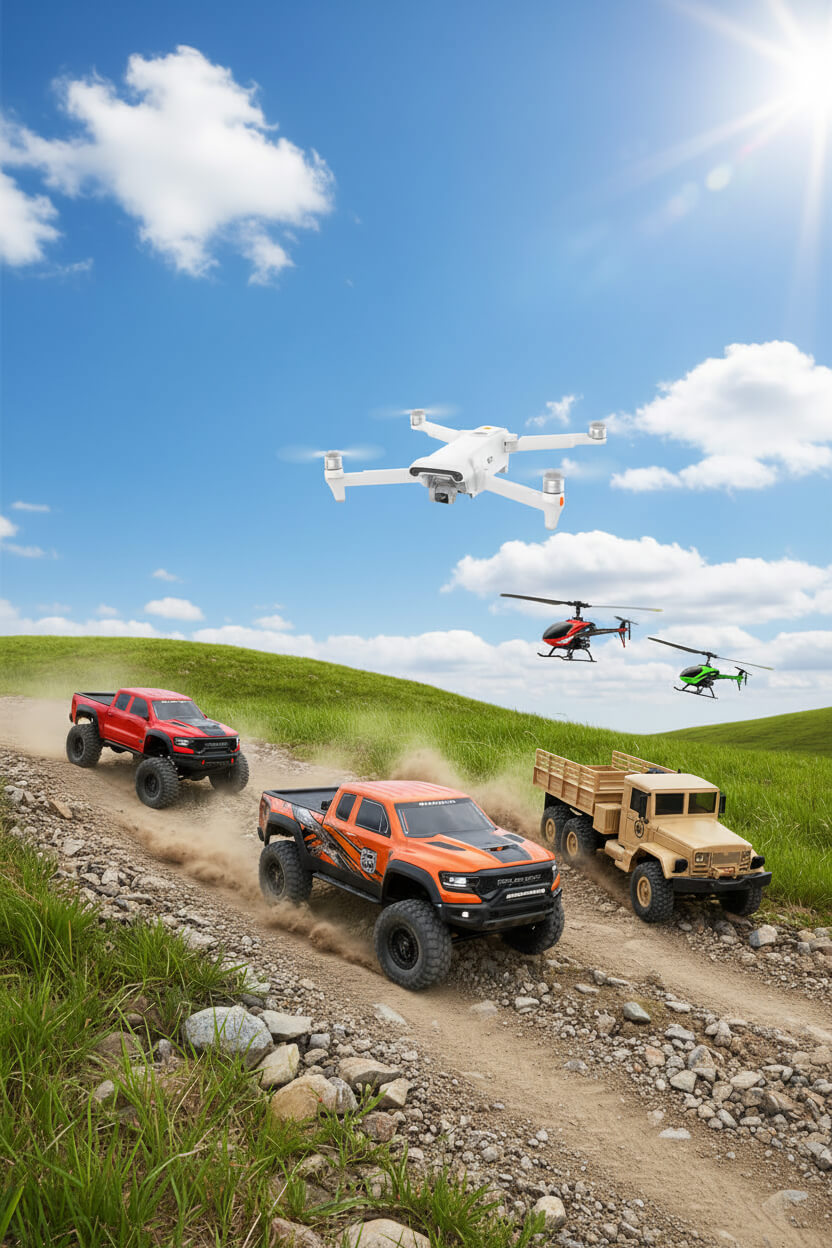 Best hobby-grade RC cars, drones and helicopters – FUNYAT